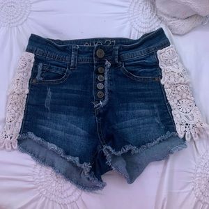 Rue 21 high rise shorts, size 0